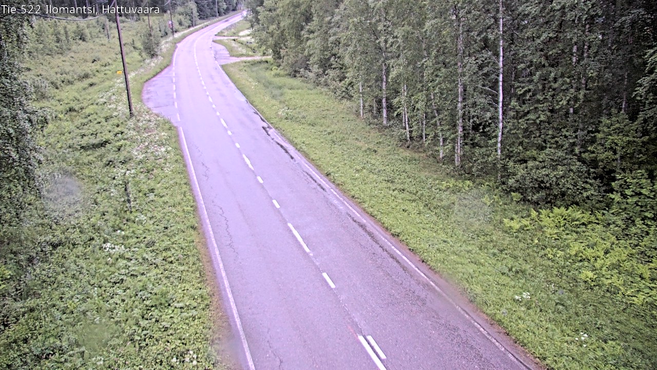 Kelikamerat Kuva Tie 522 Ilomantsi, Hattuvaara, Ilomantsi, Pohjois-Karjala