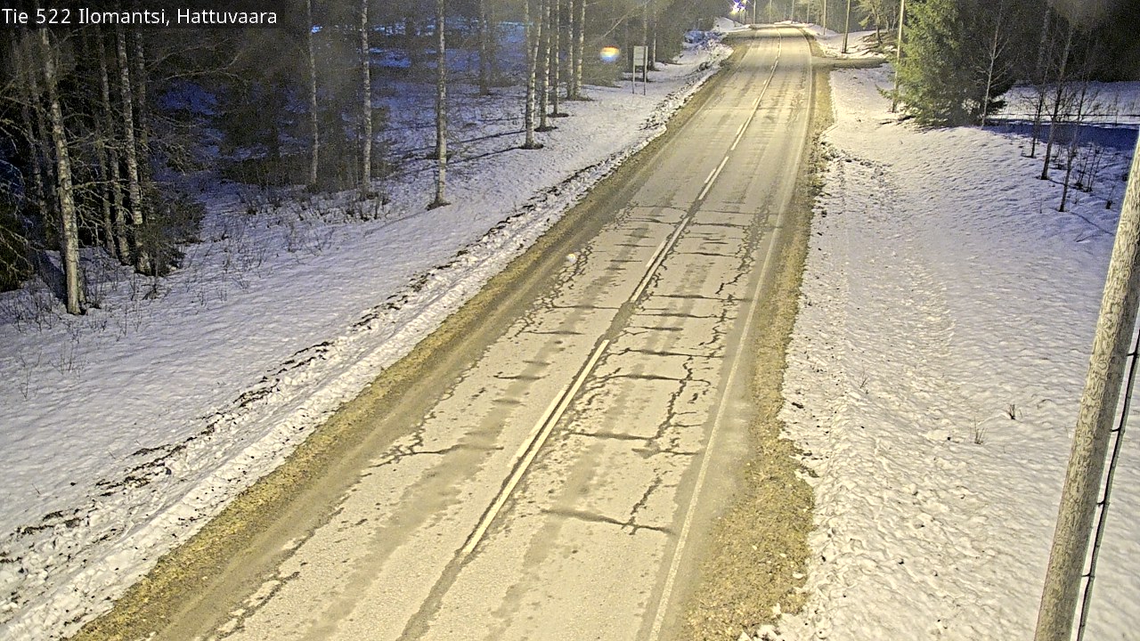 Weather Camera Image Road 522 Ilomantsi, Hattuvaara, Ilomantsi, Pohjois-Karjala
