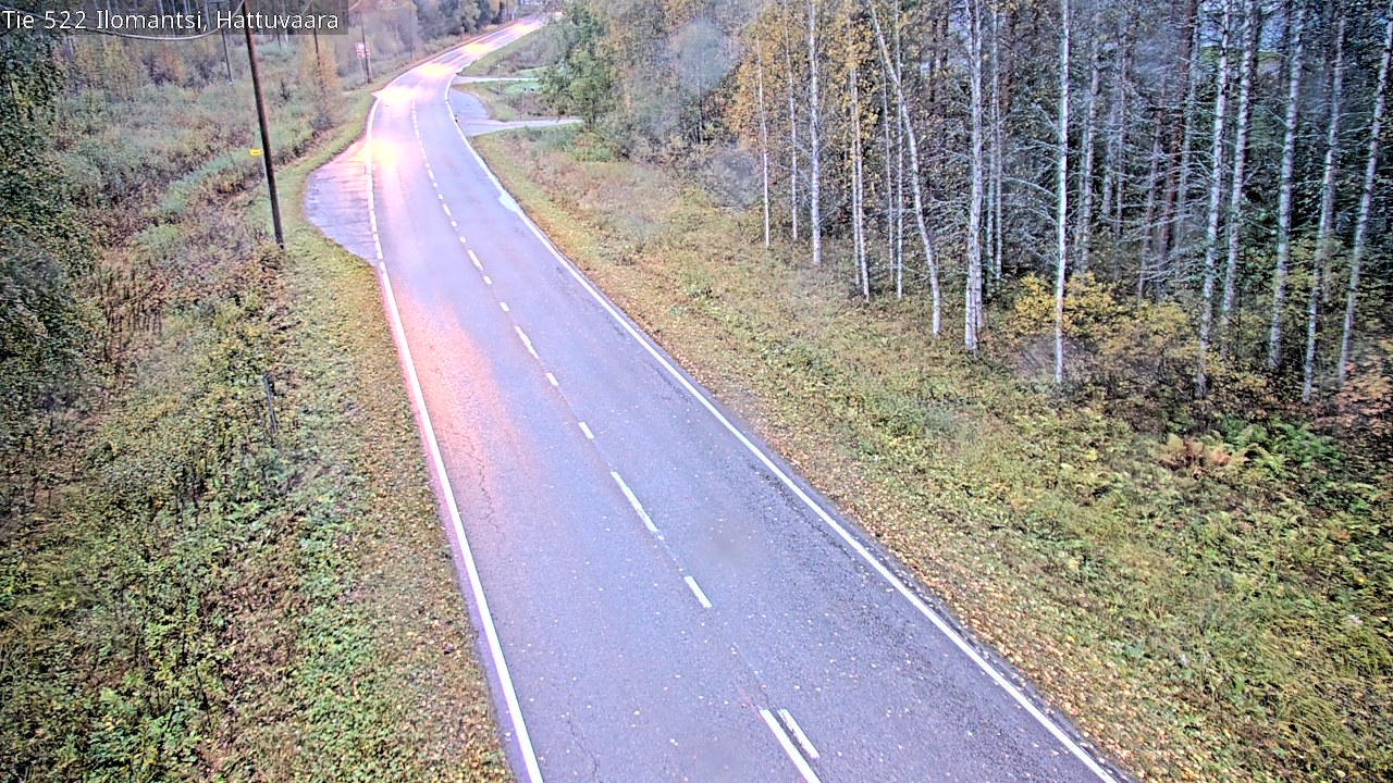 Weather Camera Image Road 522 Ilomantsi, Hattuvaara, Ilomantsi, Pohjois-Karjala