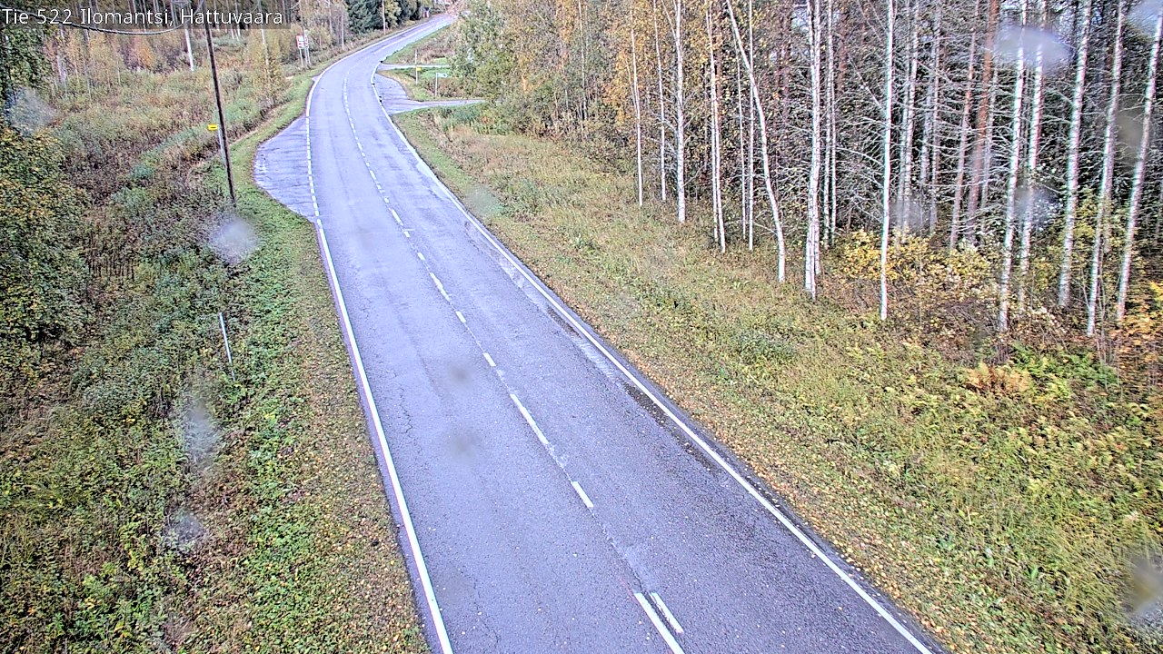 Weather Camera Image Road 522 Ilomantsi, Hattuvaara, Ilomantsi, Pohjois-Karjala