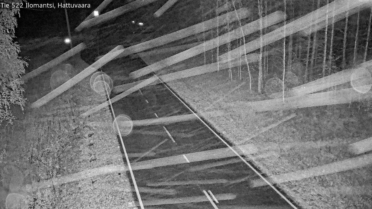 Weather Camera Image Road 522 Ilomantsi, Hattuvaara, Ilomantsi, Pohjois-Karjala