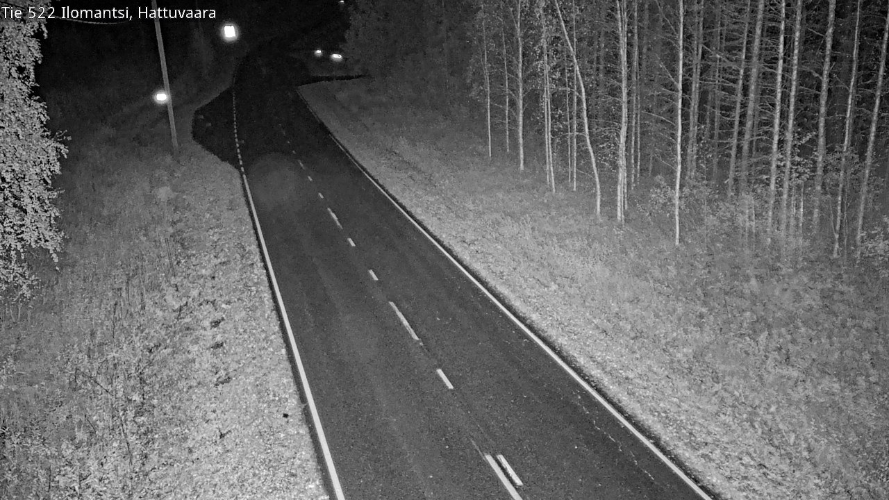 Weather Camera Image Road 522 Ilomantsi, Hattuvaara, Ilomantsi, Pohjois-Karjala