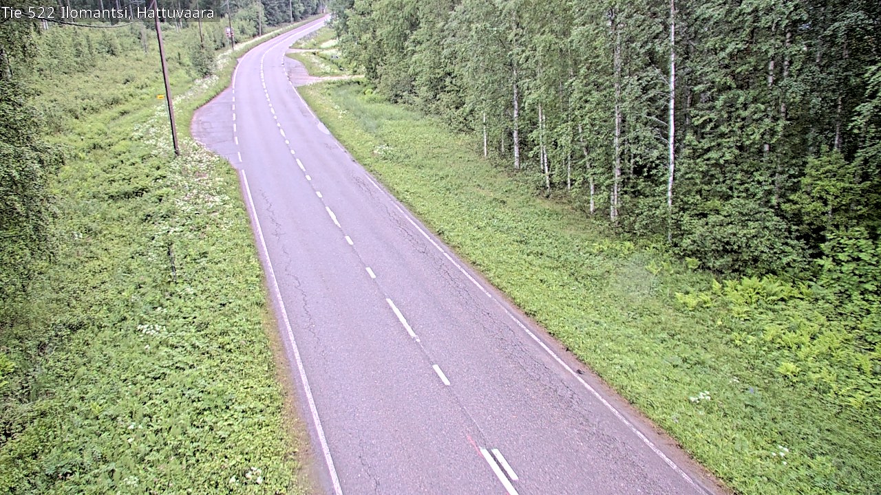 Kelikamerat Kuva Tie 522 Ilomantsi, Hattuvaara, Ilomantsi, Pohjois-Karjala