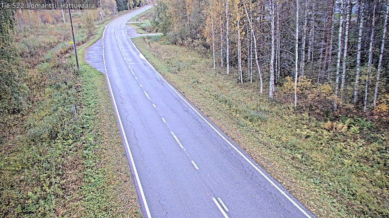 Weather Camera Image Road 522 Ilomantsi, Hattuvaara, Ilomantsi, Pohjois-Karjala