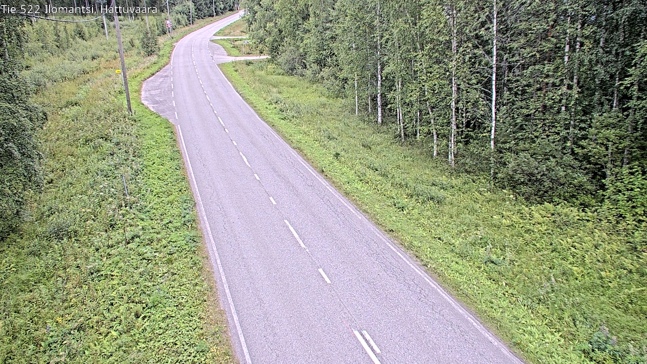 Weather Camera Image Road 522 Ilomantsi, Hattuvaara, Ilomantsi, Pohjois-Karjala