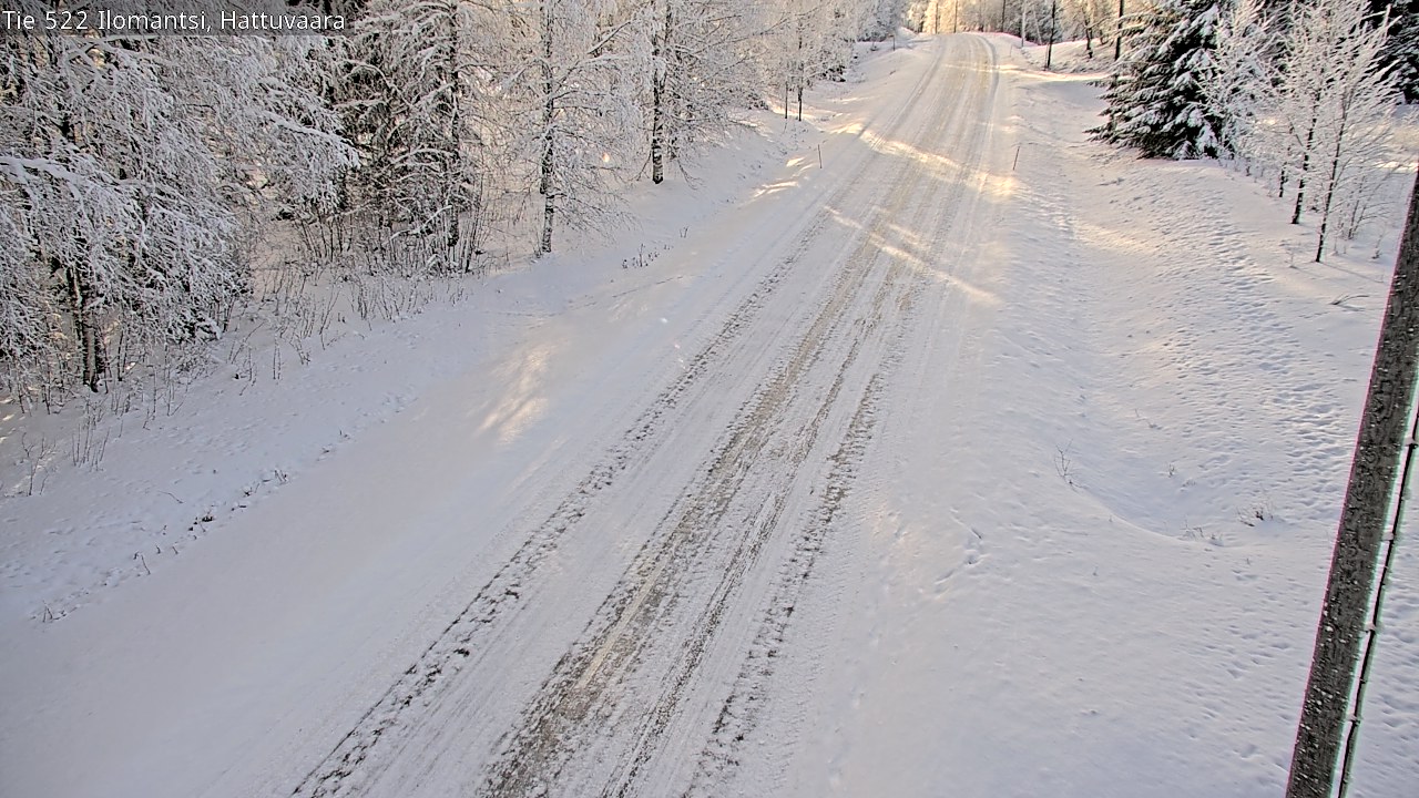 Weather Camera Image Road 522 Ilomantsi, Hattuvaara, Ilomantsi, Pohjois-Karjala