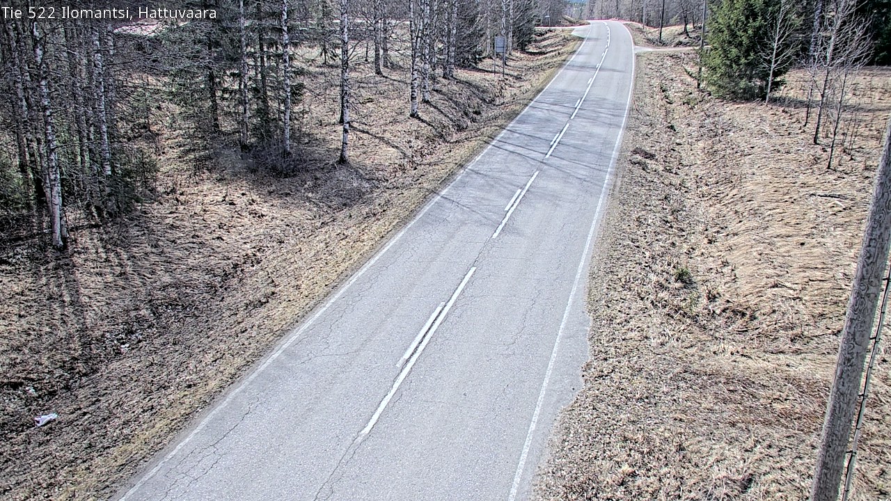 Weather Camera Image Road 522 Ilomantsi, Hattuvaara, Ilomantsi, Pohjois-Karjala