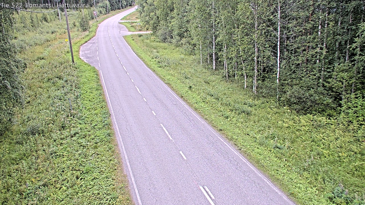 Weather Camera Image Road 522 Ilomantsi, Hattuvaara, Ilomantsi, Pohjois-Karjala