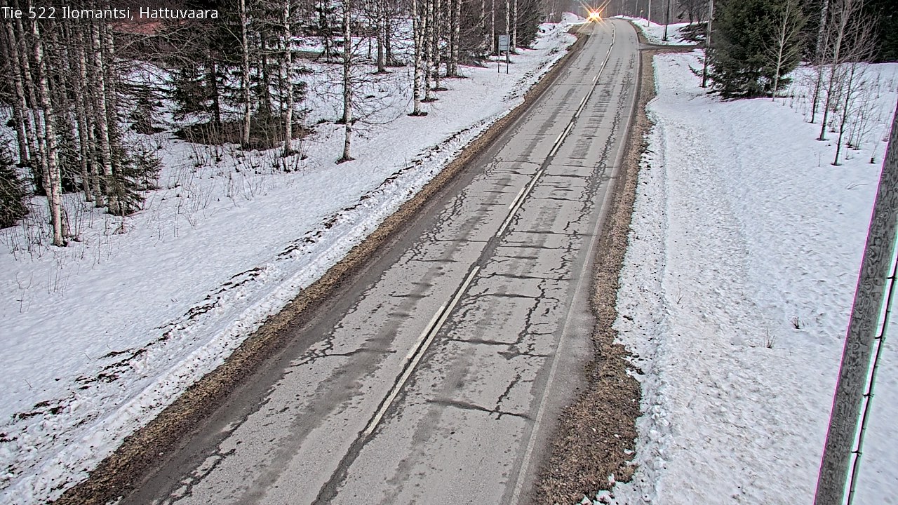 Weather Camera Image Road 522 Ilomantsi, Hattuvaara, Ilomantsi, Pohjois-Karjala