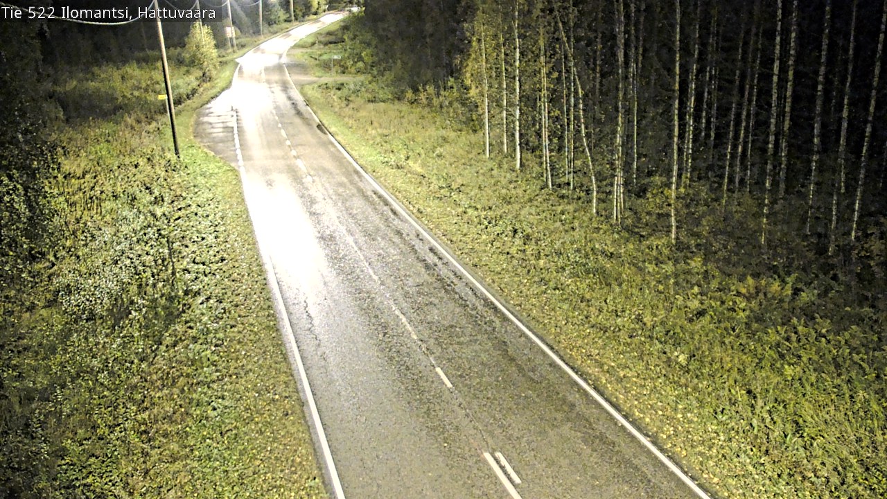 Weather Camera Image Road 522 Ilomantsi, Hattuvaara, Ilomantsi, Pohjois-Karjala
