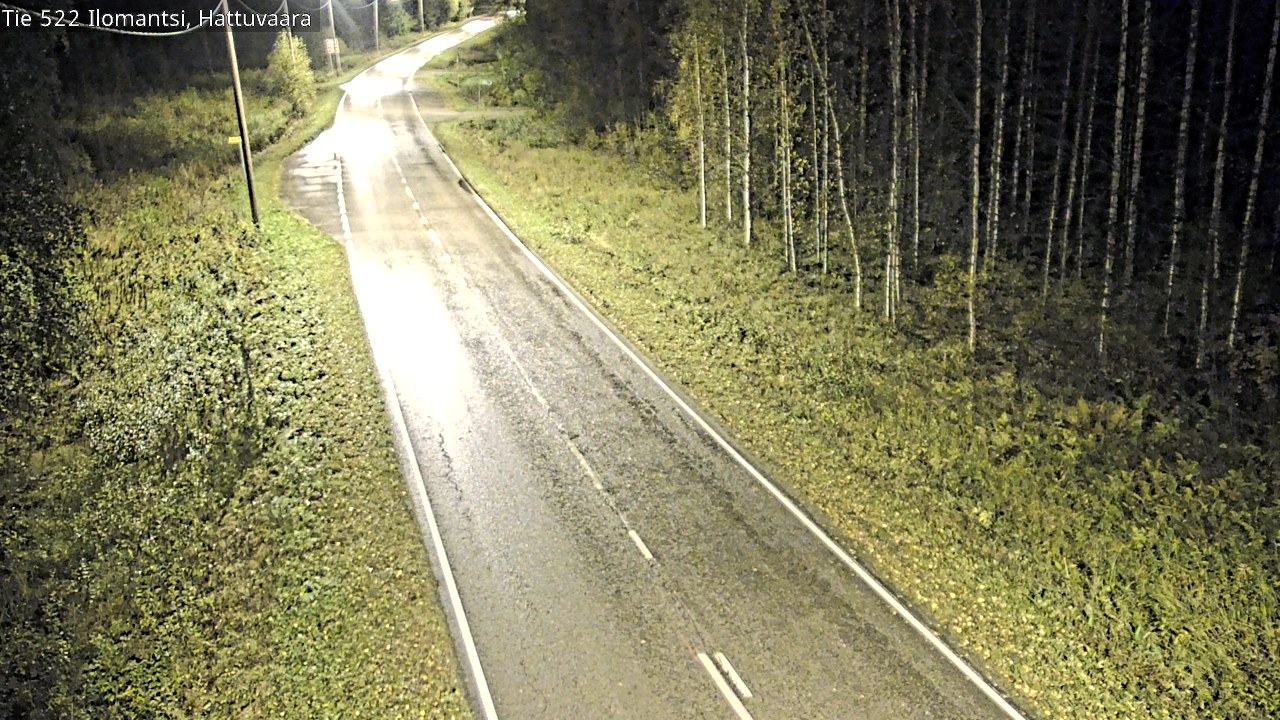 Weather Camera Image Road 522 Ilomantsi, Hattuvaara, Ilomantsi, Pohjois-Karjala