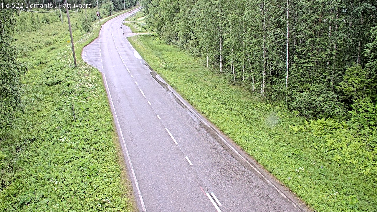 Weather Camera Image Road 522 Ilomantsi, Hattuvaara, Ilomantsi, Pohjois-Karjala