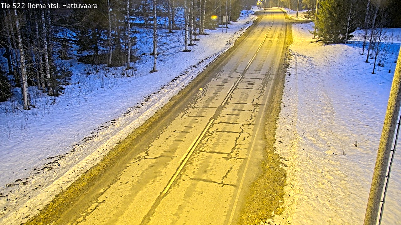 Weather Camera Image Road 522 Ilomantsi, Hattuvaara, Ilomantsi, Pohjois-Karjala