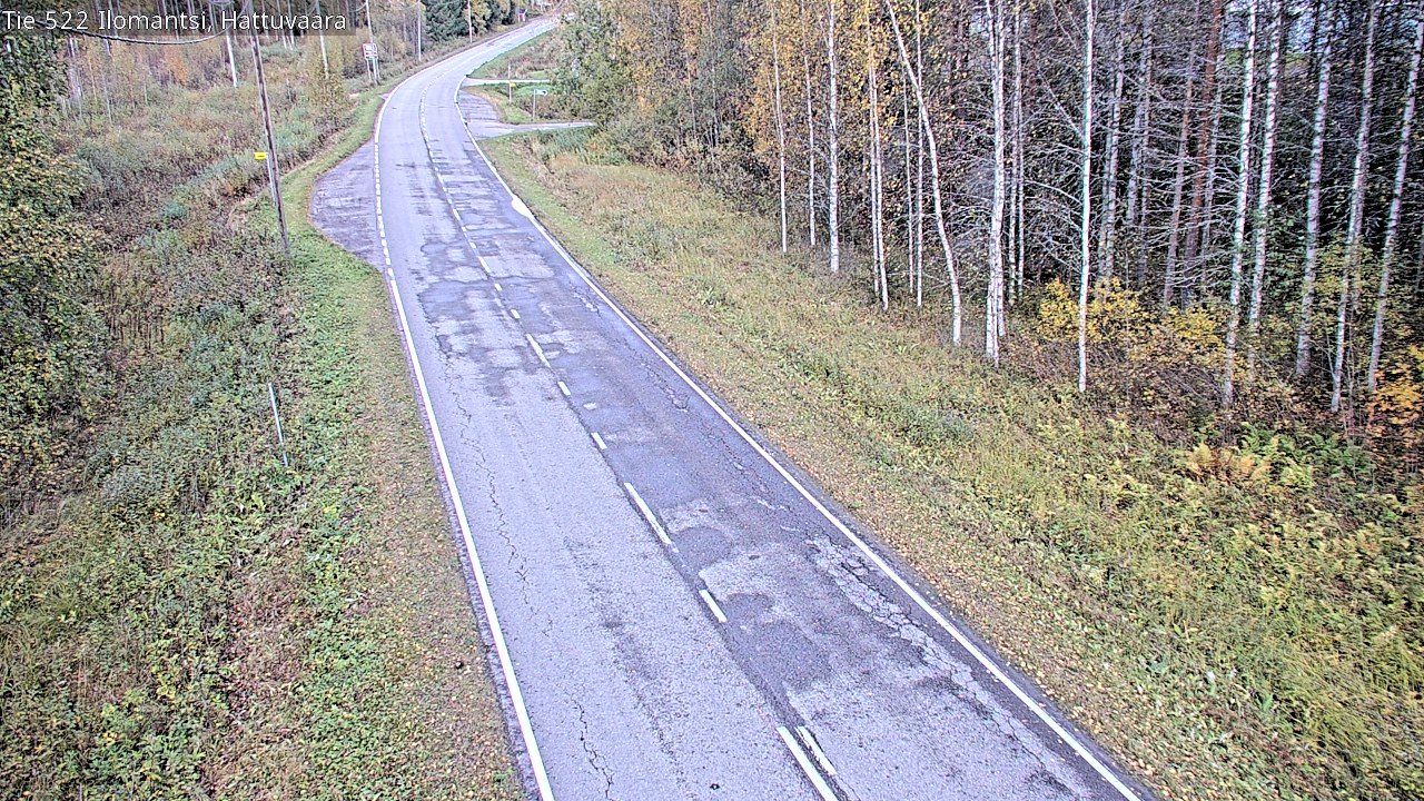 Weather Camera Image Road 522 Ilomantsi, Hattuvaara, Ilomantsi, Pohjois-Karjala