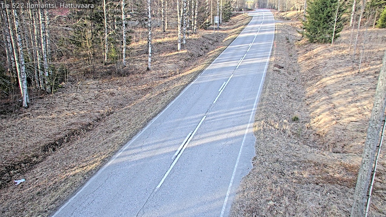 Weather Camera Image Road 522 Ilomantsi, Hattuvaara, Ilomantsi, Pohjois-Karjala