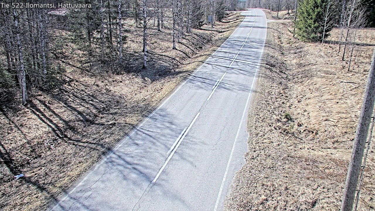 Weather Camera Image Road 522 Ilomantsi, Hattuvaara, Ilomantsi, Pohjois-Karjala