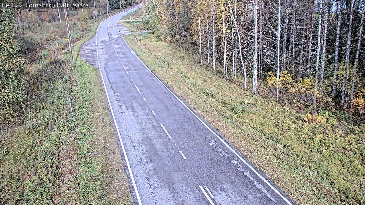 Weather Camera Image Road 522 Ilomantsi, Hattuvaara, Ilomantsi, Pohjois-Karjala