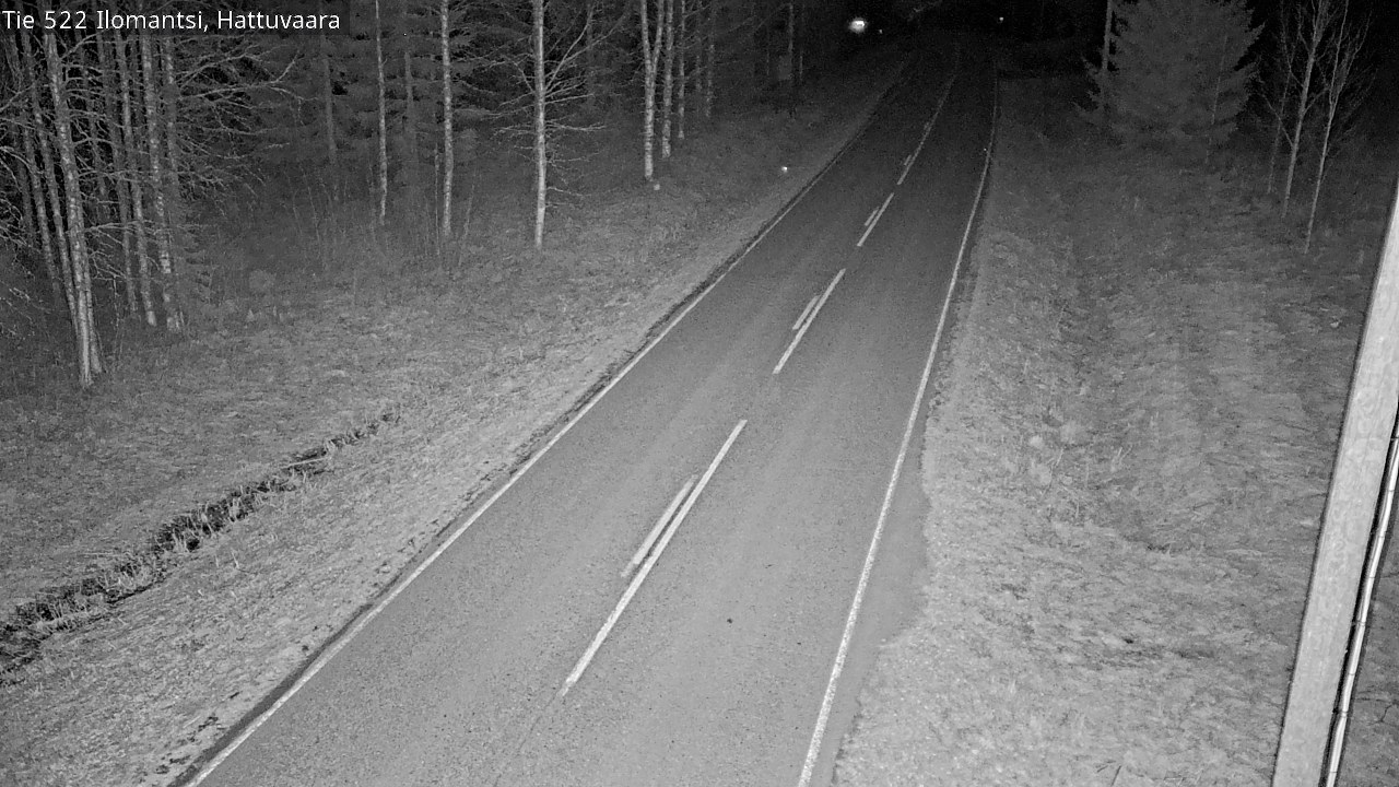 Weather Camera Image Road 522 Ilomantsi, Hattuvaara, Ilomantsi, Pohjois-Karjala