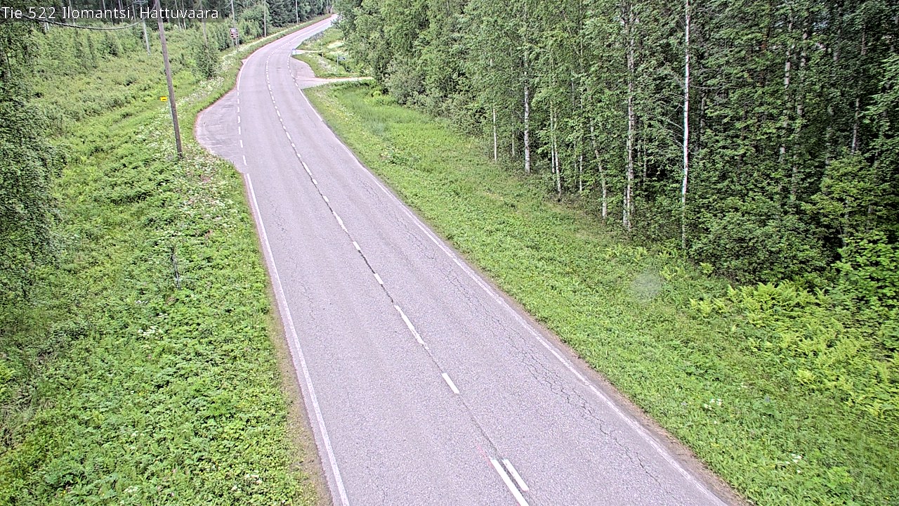 Kelikamerat Kuva Tie 522 Ilomantsi, Hattuvaara, Ilomantsi, Pohjois-Karjala