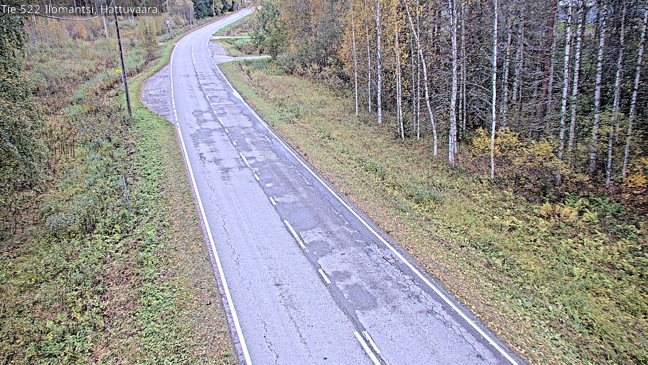 Weather Camera Image Road 522 Ilomantsi, Hattuvaara, Ilomantsi, Pohjois-Karjala