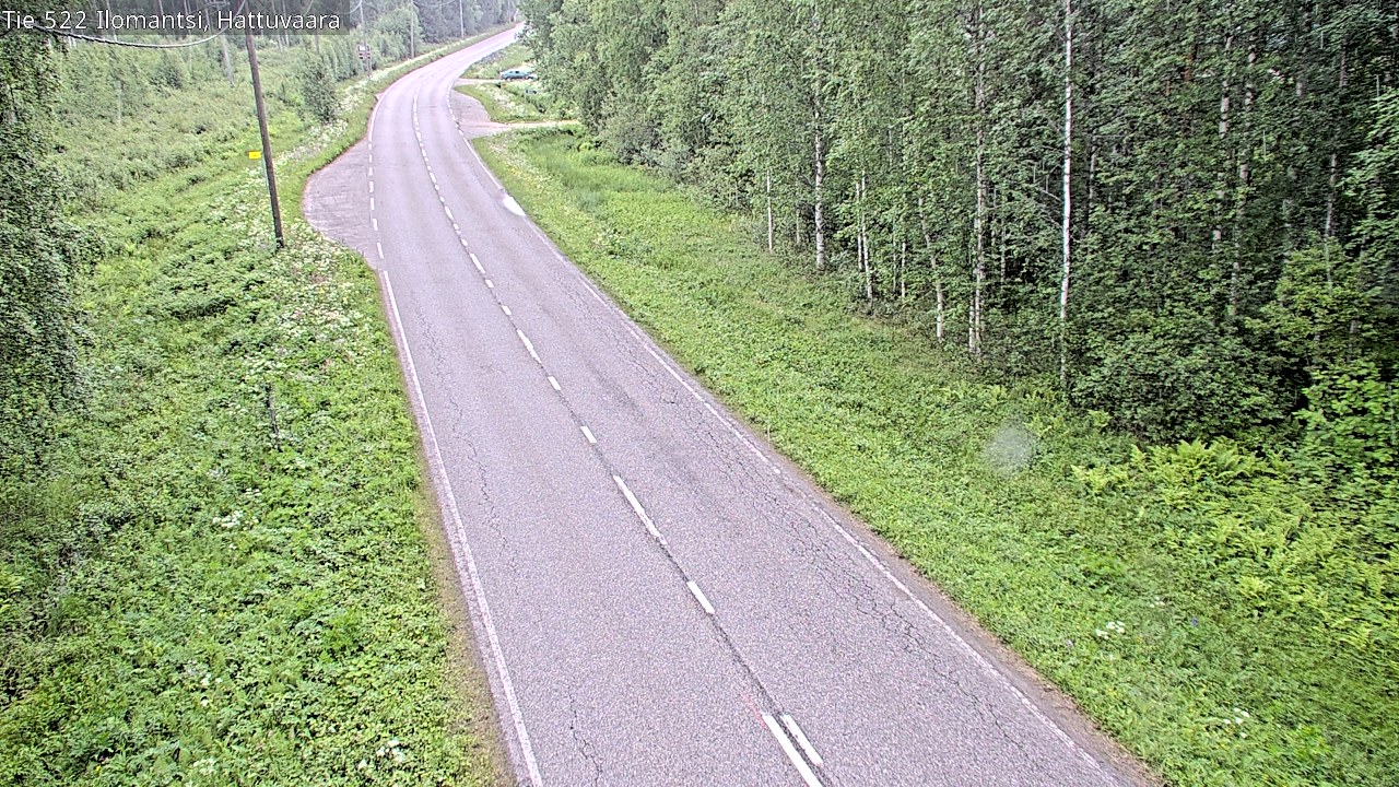 Weather Camera Image Road 522 Ilomantsi, Hattuvaara, Ilomantsi, Pohjois-Karjala