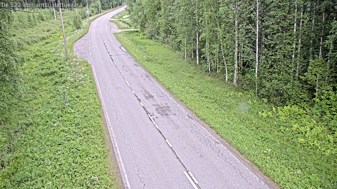 Weather Camera Image Road 522 Ilomantsi, Hattuvaara, Ilomantsi, Pohjois-Karjala