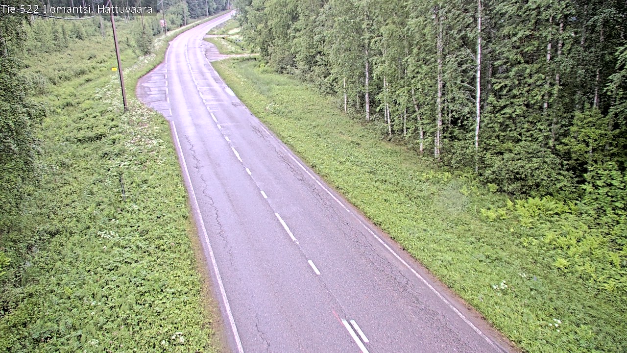 Kelikamerat Kuva Tie 522 Ilomantsi, Hattuvaara, Ilomantsi, Pohjois-Karjala