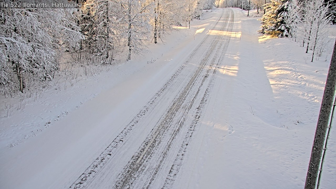 Weather Camera Image Road 522 Ilomantsi, Hattuvaara, Ilomantsi, Pohjois-Karjala