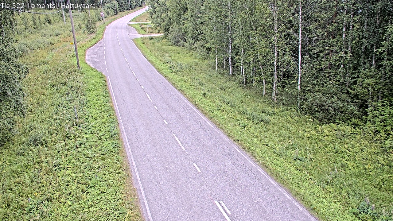 Weather Camera Image Road 522 Ilomantsi, Hattuvaara, Ilomantsi, Pohjois-Karjala