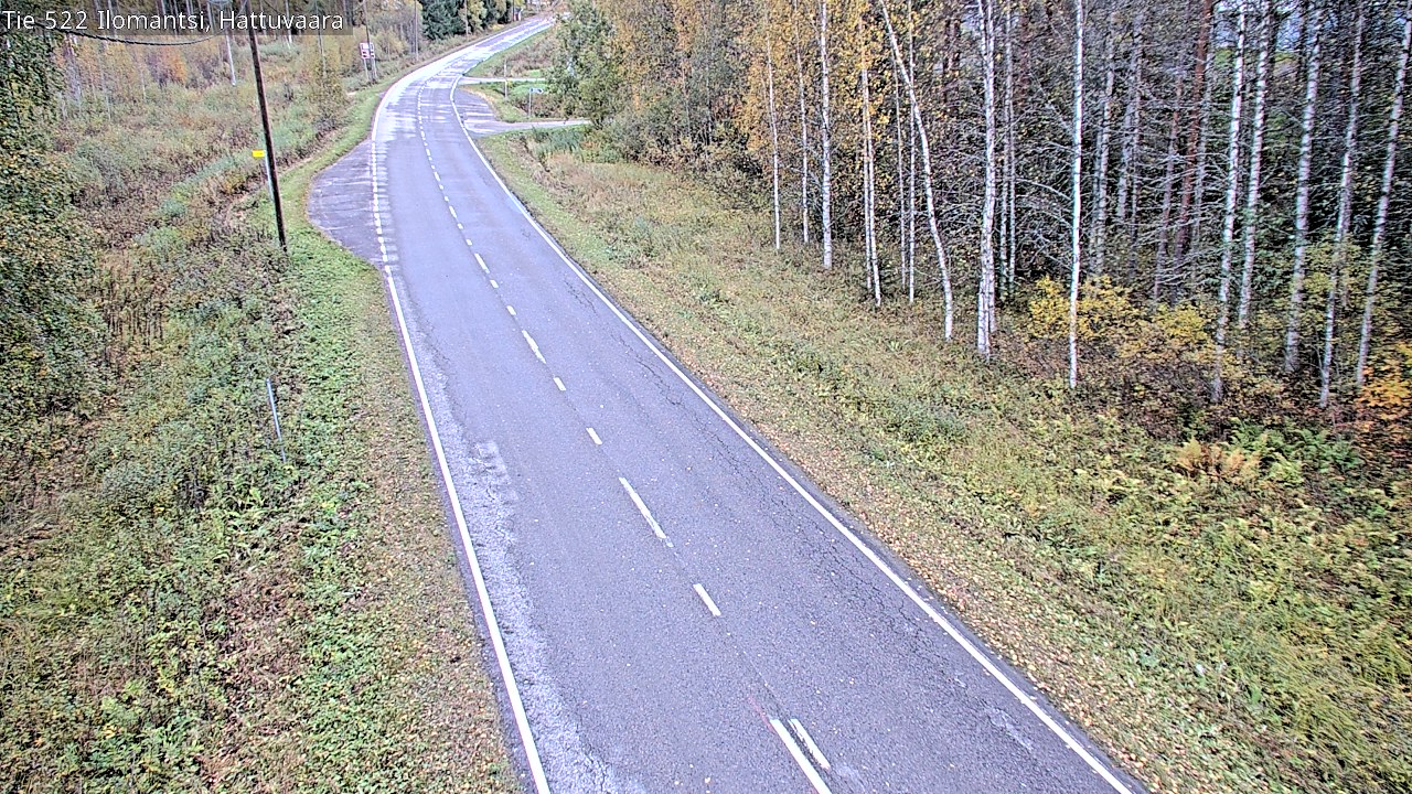Weather Camera Image Road 522 Ilomantsi, Hattuvaara, Ilomantsi, Pohjois-Karjala