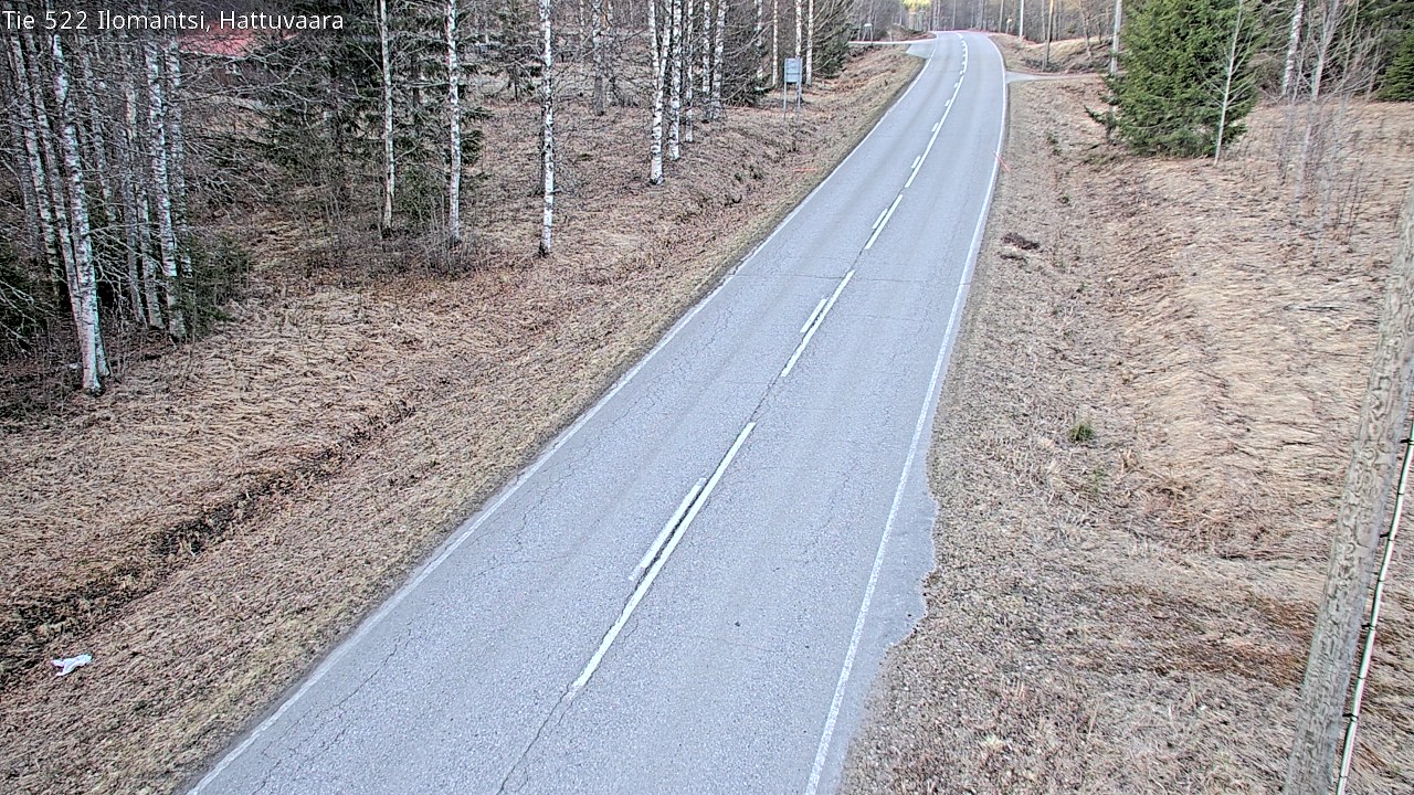 Weather Camera Image Road 522 Ilomantsi, Hattuvaara, Ilomantsi, Pohjois-Karjala