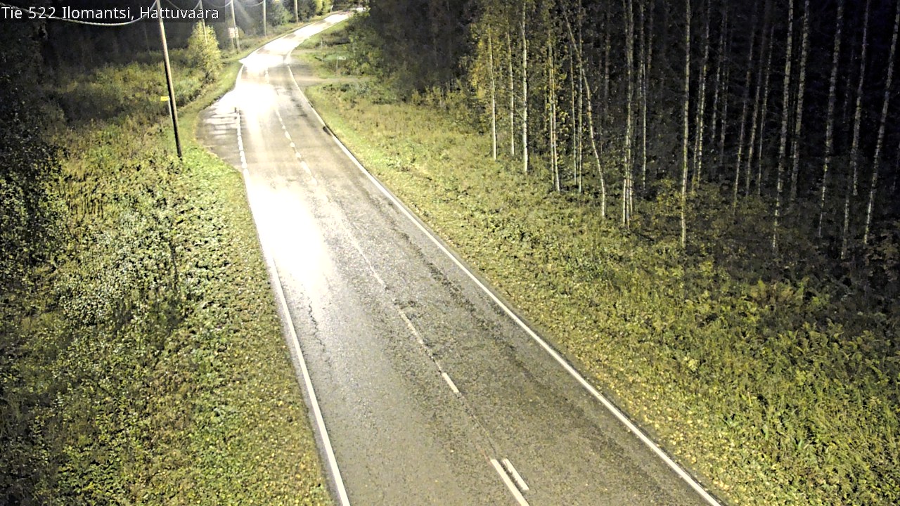 Weather Camera Image Road 522 Ilomantsi, Hattuvaara, Ilomantsi, Pohjois-Karjala
