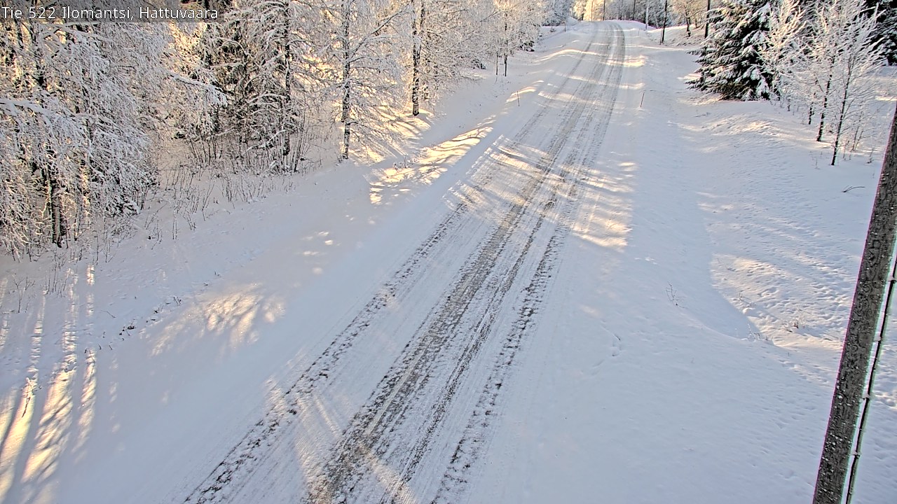 Weather Camera Image Road 522 Ilomantsi, Hattuvaara, Ilomantsi, Pohjois-Karjala