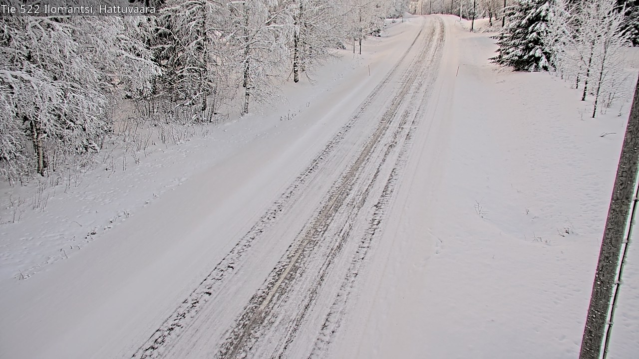 Weather Camera Image Road 522 Ilomantsi, Hattuvaara, Ilomantsi, Pohjois-Karjala
