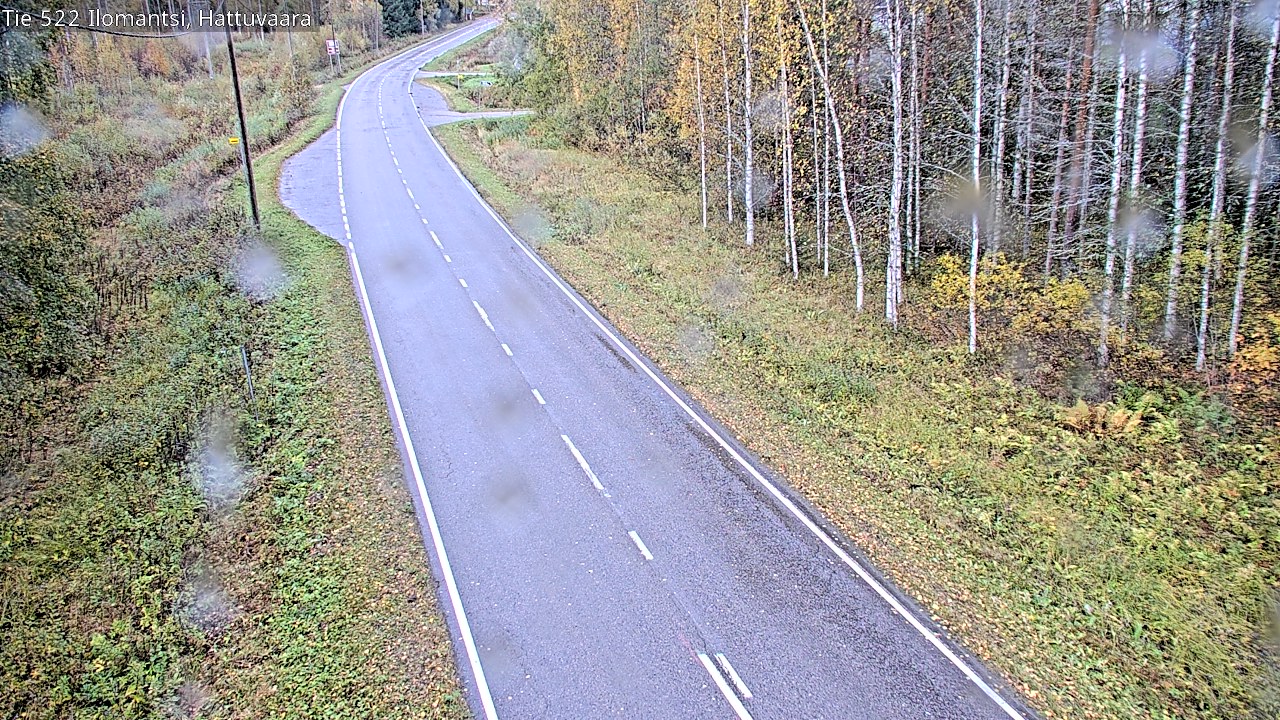 Weather Camera Image Road 522 Ilomantsi, Hattuvaara, Ilomantsi, Pohjois-Karjala