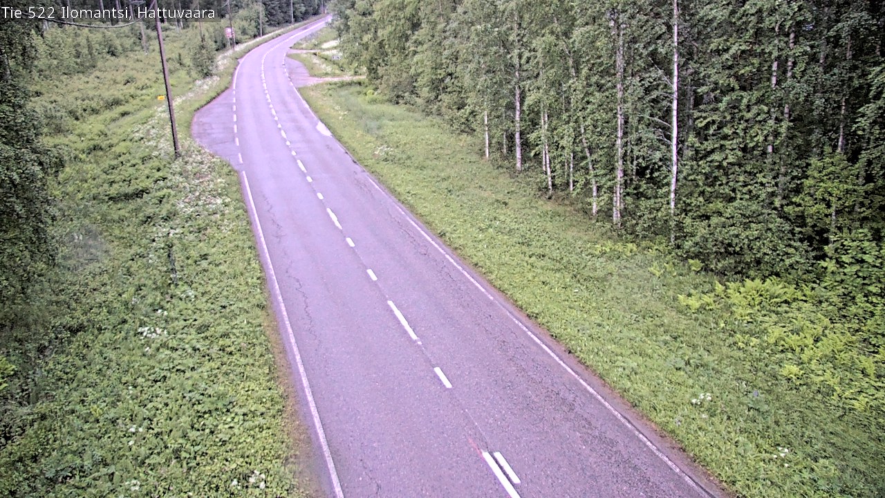 Kelikamerat Kuva Tie 522 Ilomantsi, Hattuvaara, Ilomantsi, Pohjois-Karjala
