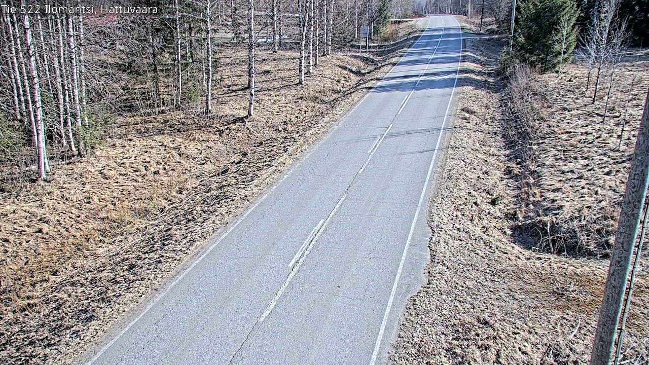 Weather Camera Image Road 522 Ilomantsi, Hattuvaara, Ilomantsi, Pohjois-Karjala
