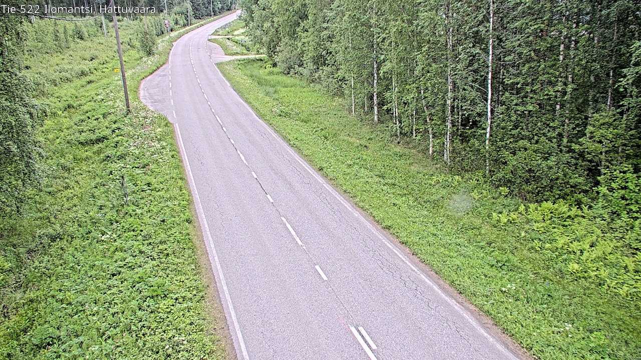 Kelikamerat Kuva Tie 522 Ilomantsi, Hattuvaara, Ilomantsi, Pohjois-Karjala