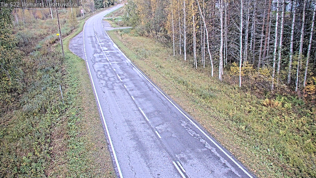 Weather Camera Image Road 522 Ilomantsi, Hattuvaara, Ilomantsi, Pohjois-Karjala