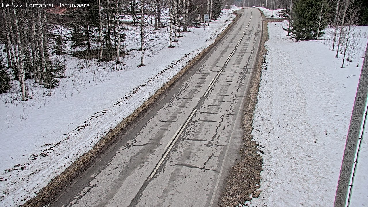 Weather Camera Image Road 522 Ilomantsi, Hattuvaara, Ilomantsi, Pohjois-Karjala