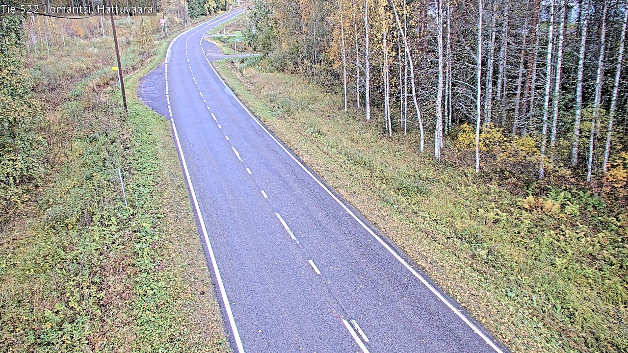 Weather Camera Image Road 522 Ilomantsi, Hattuvaara, Ilomantsi, Pohjois-Karjala