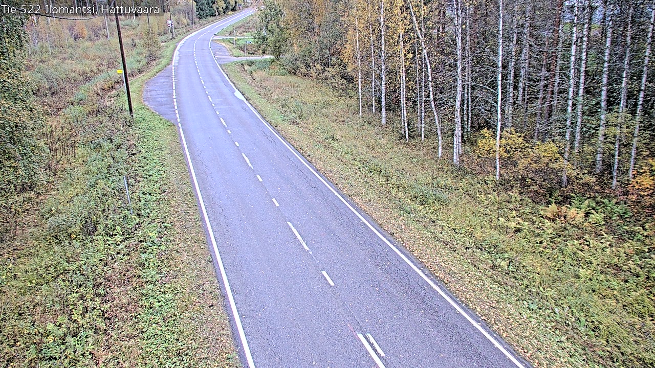 Weather Camera Image Road 522 Ilomantsi, Hattuvaara, Ilomantsi, Pohjois-Karjala