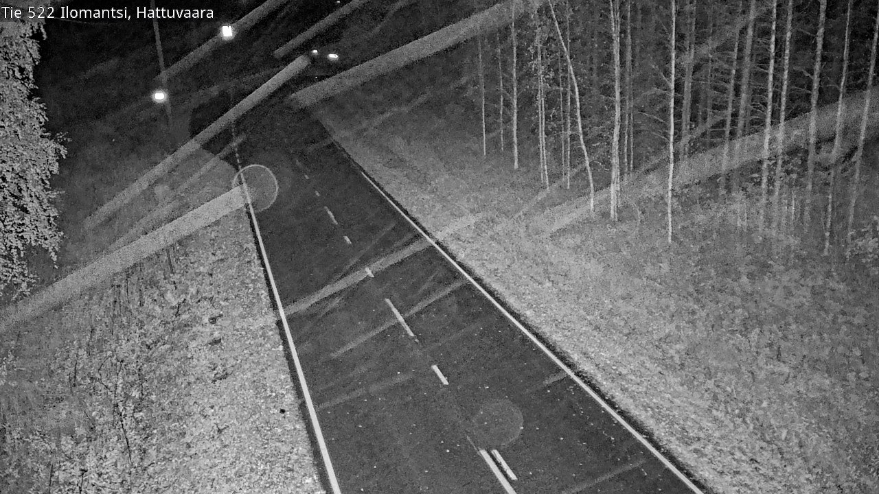Weather Camera Image Road 522 Ilomantsi, Hattuvaara, Ilomantsi, Pohjois-Karjala