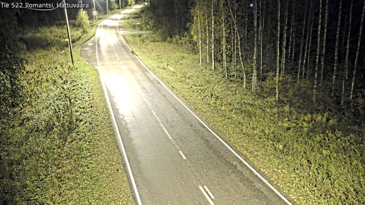 Weather Camera Image Road 522 Ilomantsi, Hattuvaara, Ilomantsi, Pohjois-Karjala