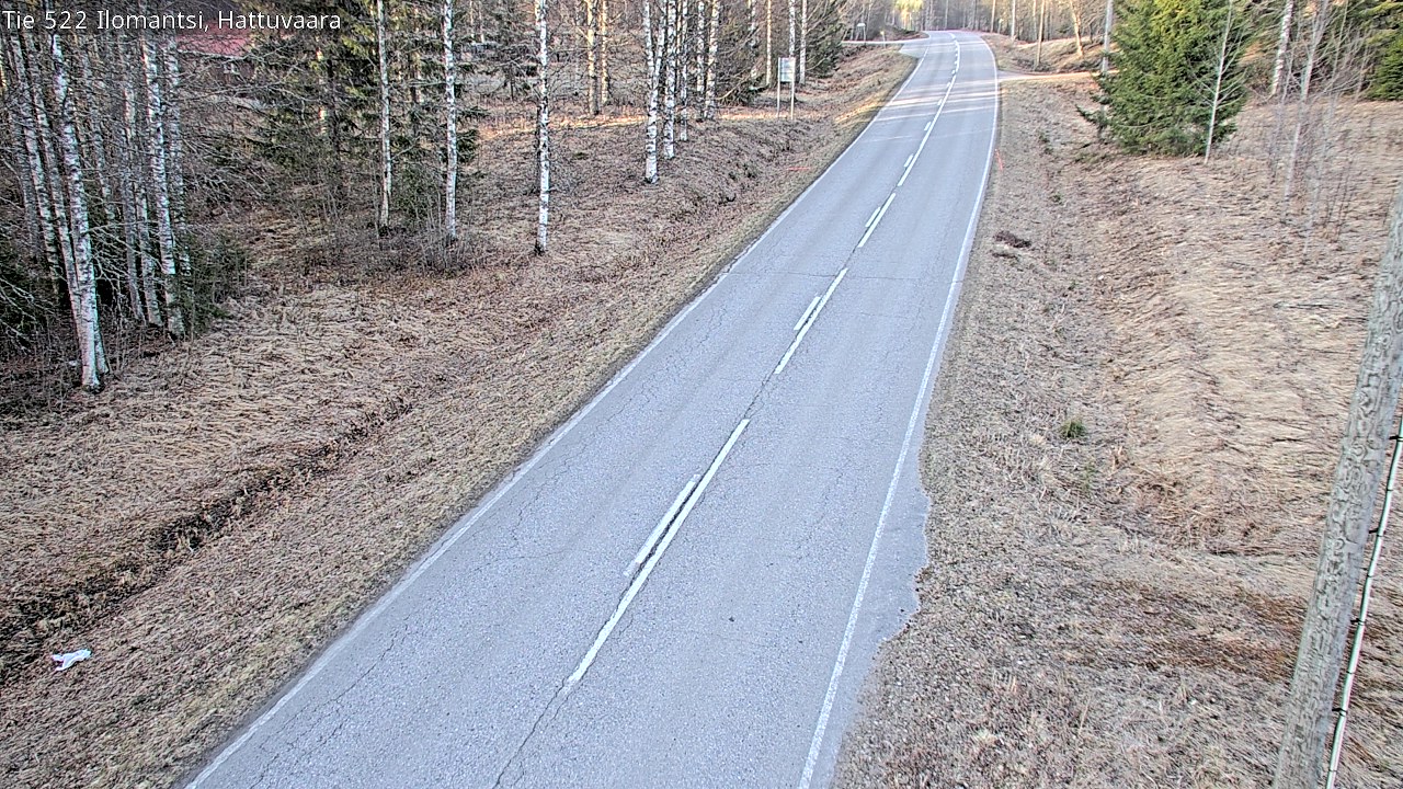 Weather Camera Image Road 522 Ilomantsi, Hattuvaara, Ilomantsi, Pohjois-Karjala