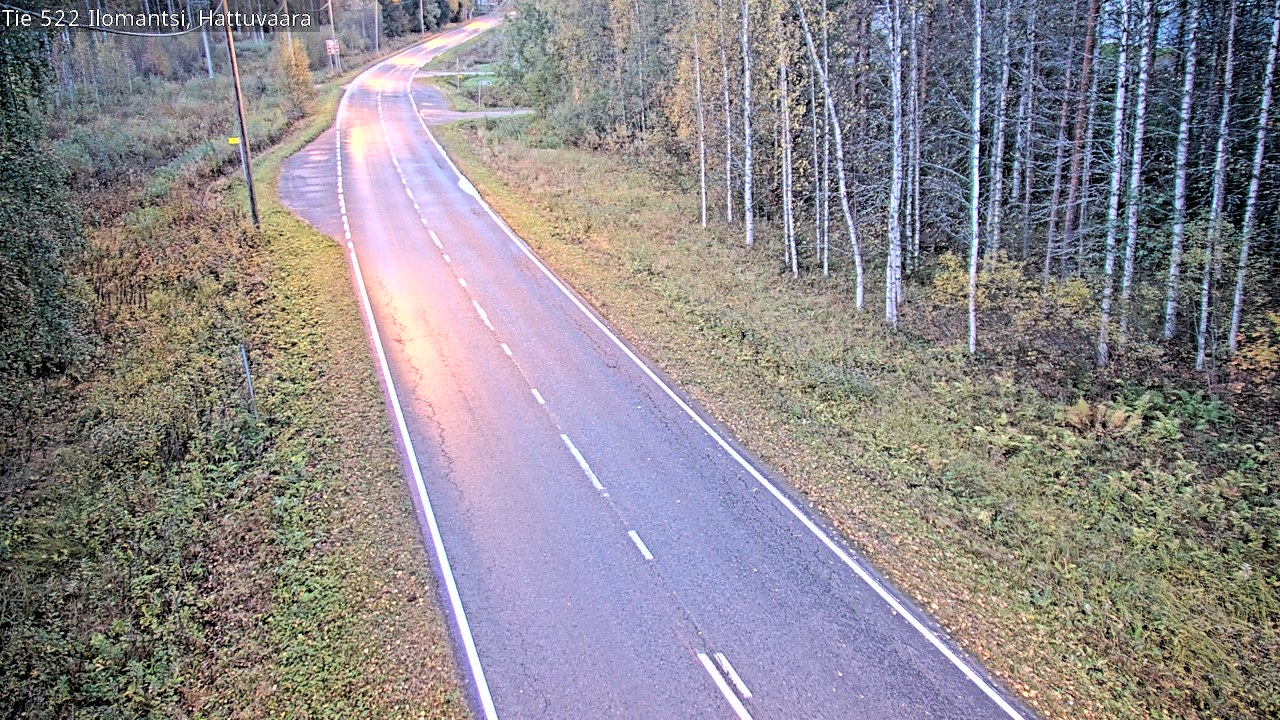 Weather Camera Image Road 522 Ilomantsi, Hattuvaara, Ilomantsi, Pohjois-Karjala