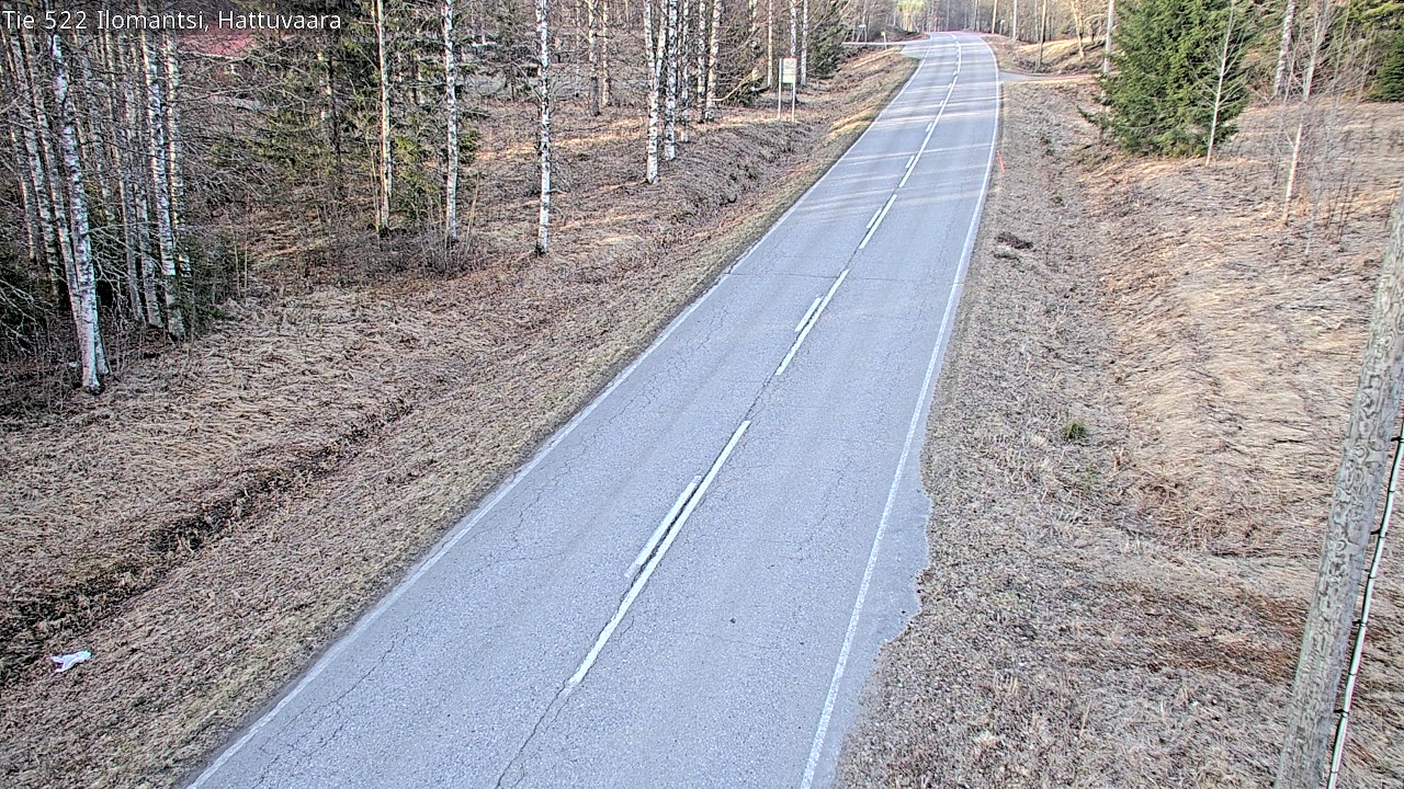 Weather Camera Image Road 522 Ilomantsi, Hattuvaara, Ilomantsi, Pohjois-Karjala