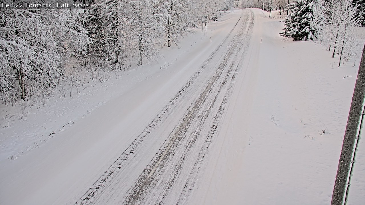 Weather Camera Image Road 522 Ilomantsi, Hattuvaara, Ilomantsi, Pohjois-Karjala