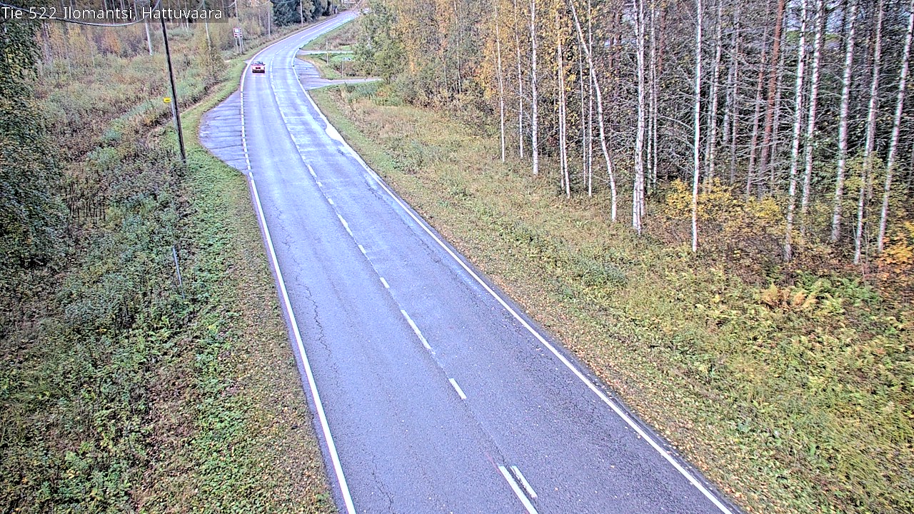 Weather Camera Image Road 522 Ilomantsi, Hattuvaara, Ilomantsi, Pohjois-Karjala