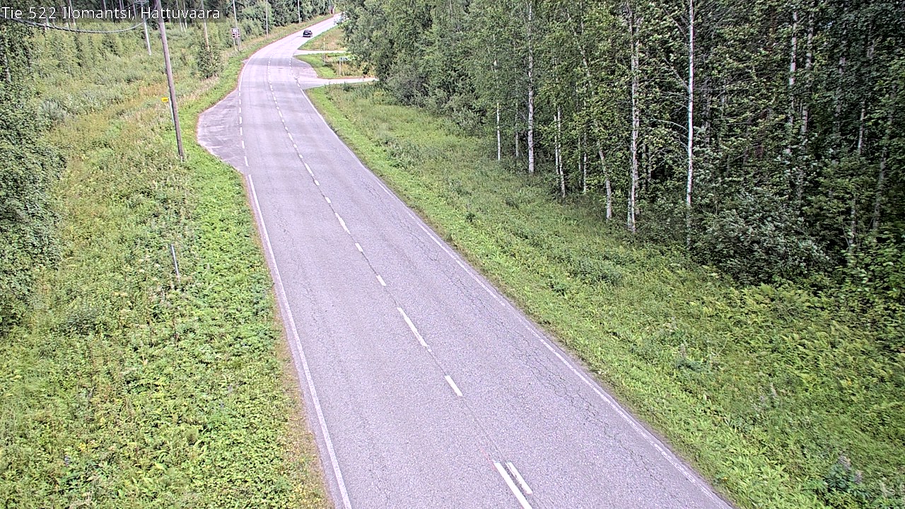Weather Camera Image Road 522 Ilomantsi, Hattuvaara, Ilomantsi, Pohjois-Karjala